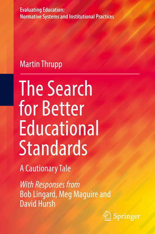 Book cover of The Search for Better Educational Standards
