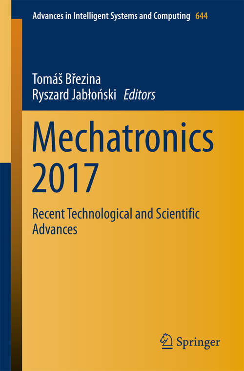 Book cover of Mechatronics 2017
