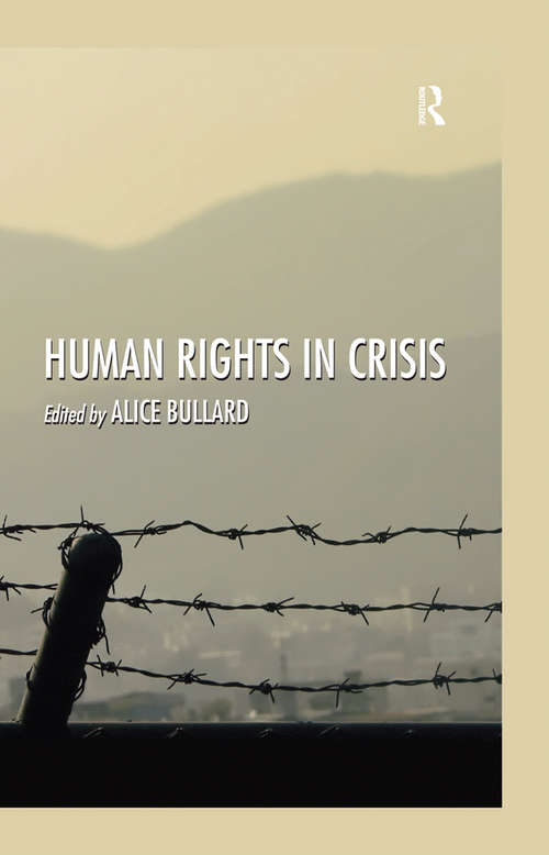 Book cover of Human Rights in Crisis