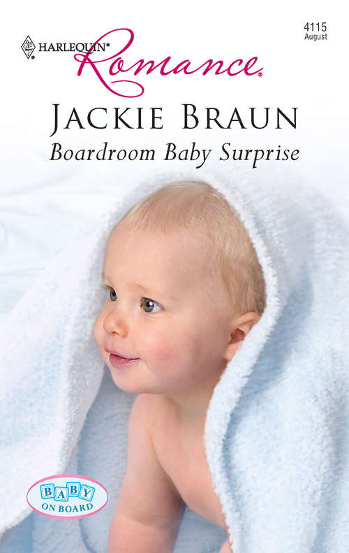 Book cover of Boardroom Baby Surprise