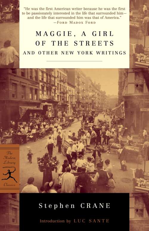 Book cover of Maggie, a Girl of the Streets and Other New York Writings