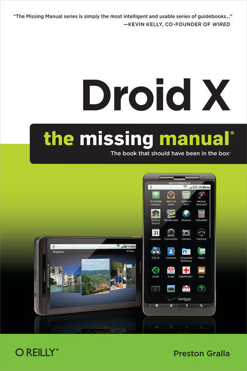 Book cover of Droid X: The Missing Manual