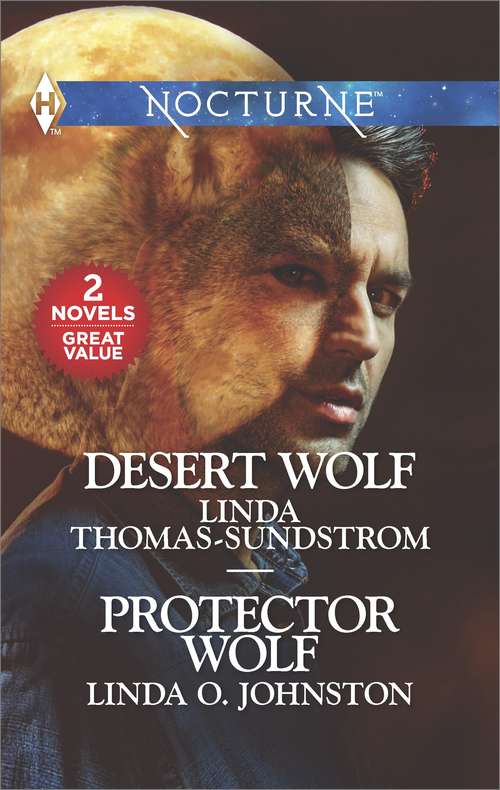 Book cover of Desert Wolf & Protector Wolf
