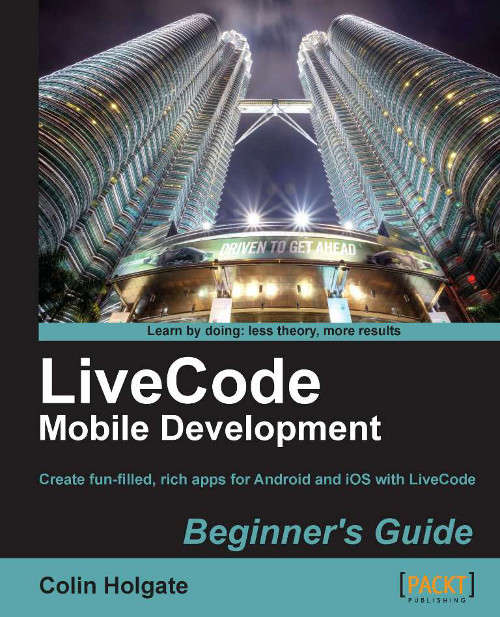 Book cover of LiveCode Mobile Development Beginner's Guide