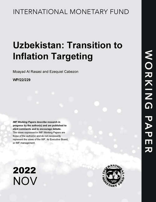 Book cover of Uzbekistan's Transition to Inflation Targeting