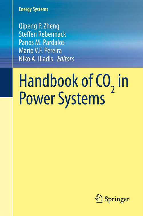 Cover image of Handbook of CO₂ in Power Systems