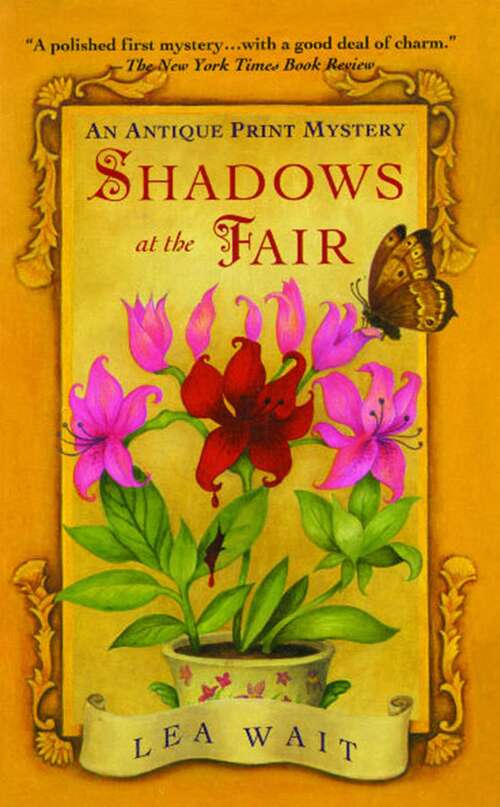 Book cover of Shadows at the Fair: An Antique Print Mystery