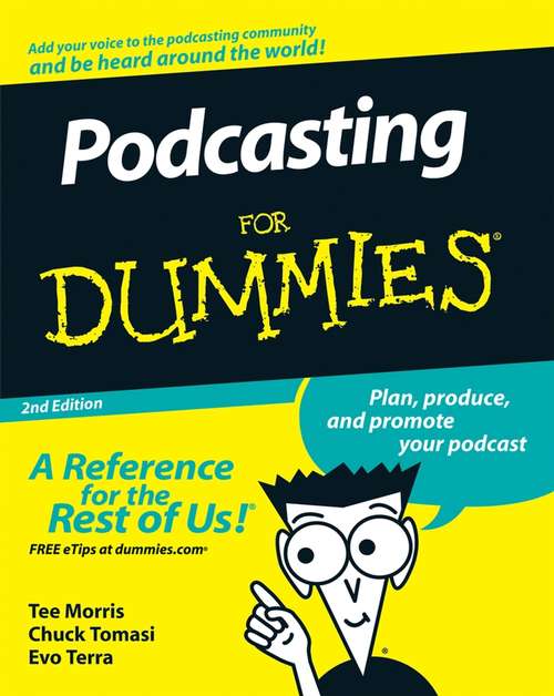 Book cover of Podcasting For Dummies, 2nd Edition
