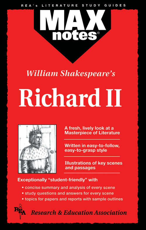 Book cover of Richard II (MAXnotes Literature Guides)