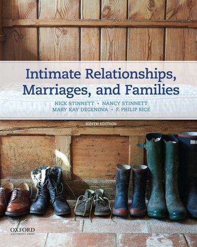 Intimate Relationships, Marriages And Families