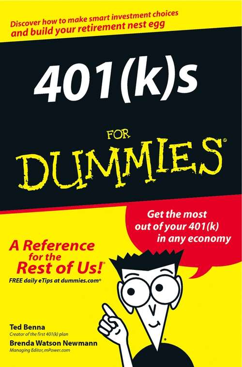 Book cover of 401(k)s For Dummies