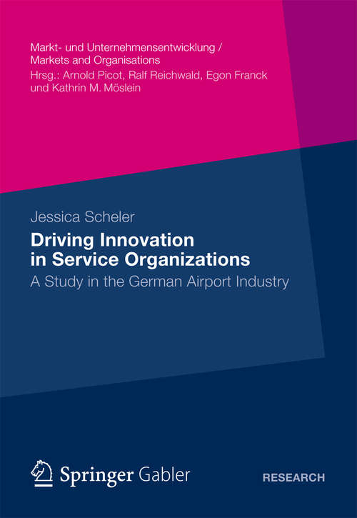 Book cover of Driving Innovation in Service Organisations