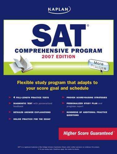 Book cover of Kaplan SAT Comprehensive Program (2007 edition)