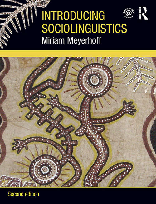 Book cover of Introducing Sociolinguistics
