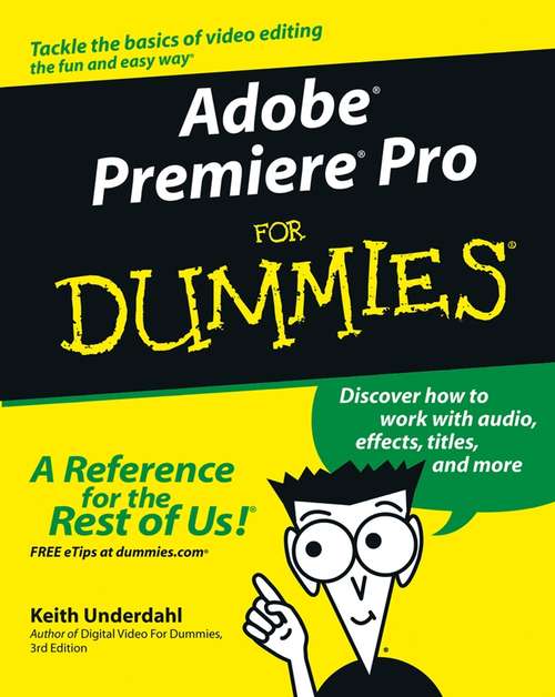 Book cover of Adobe Premiere Pro For Dummies