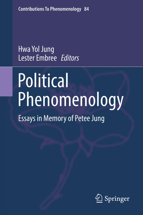 Book cover of Political Phenomenology