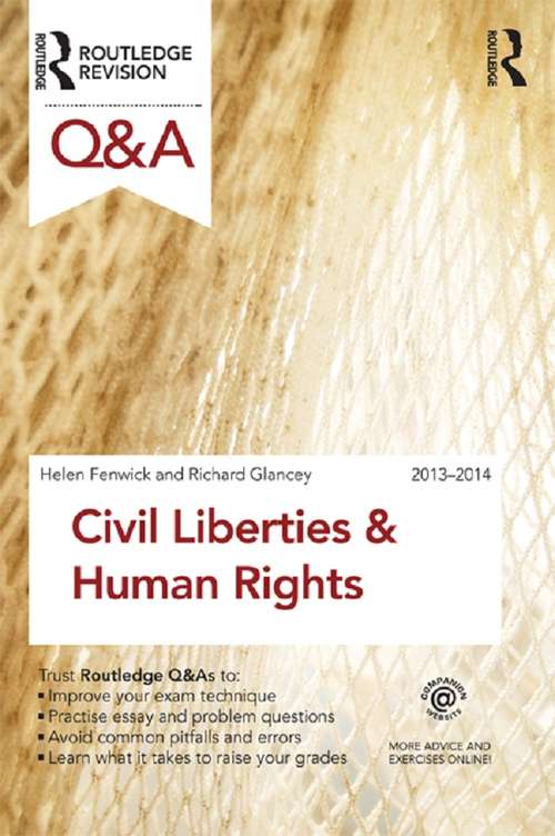 Q&A Civil Liberties & Human Rights 2013-2014 (Questions and Answers)