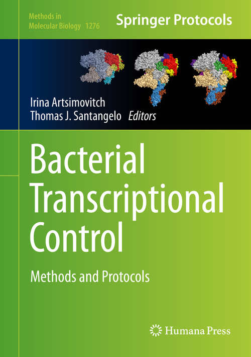 Book cover of Bacterial Transcriptional Control