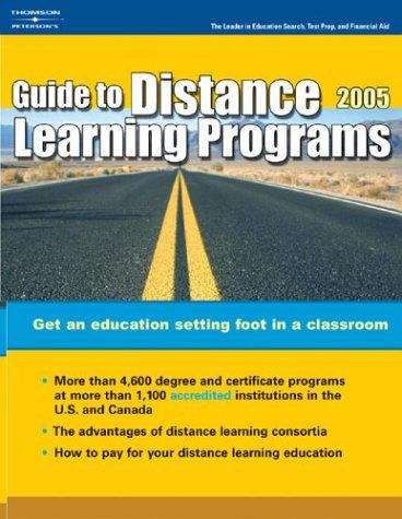 Book cover of Distance Learning Programs 2005
