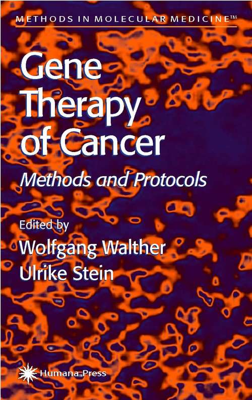 Book cover of Gene Therapy of Cancer