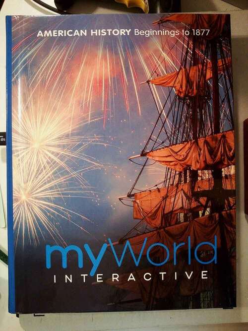 Book cover of myWorld Interactive American History Beginning to 1877