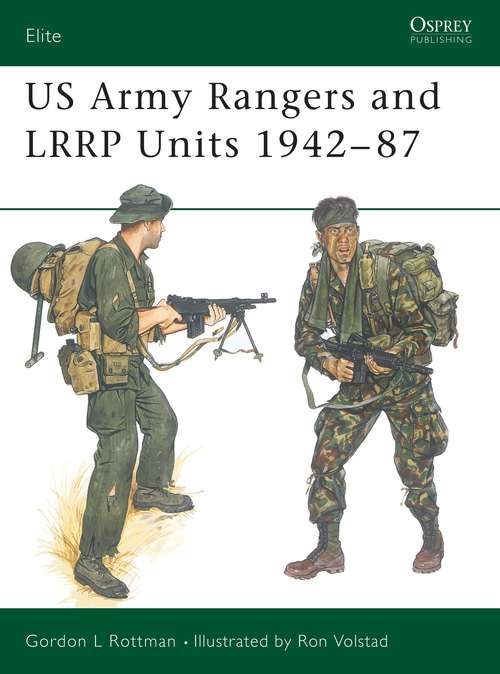 Book cover of US Army Rangers & LRRP Units 1942-87
