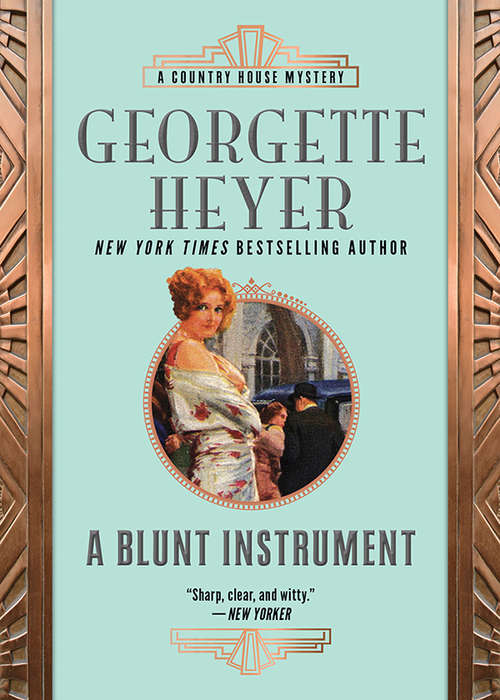 Book cover of A Blunt Instrument (Inspector Hannasyde #4)