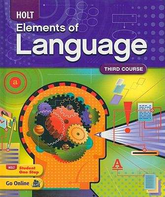 Book cover of Holt Elements of Language: Third Course