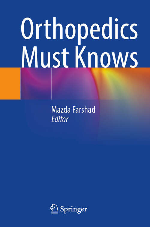 Book cover of Orthopedics Must Knows
