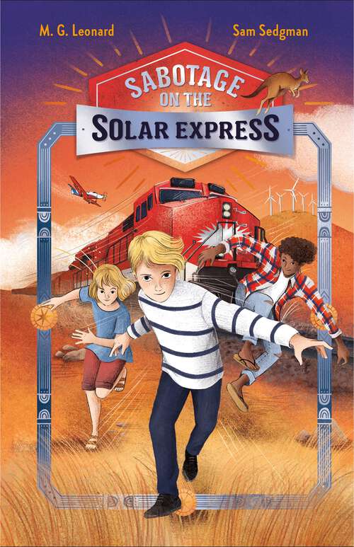 Book cover of Sabotage on the Solar Express: Adventures on Trains #5 (Adventures on Trains #5)