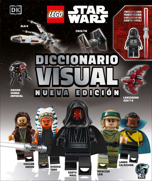Book cover of LEGO Star Wars Diccionario visual (Visual Dictionary Updated Edition): Con una minifigura exclusiva de LEGO Star Wars