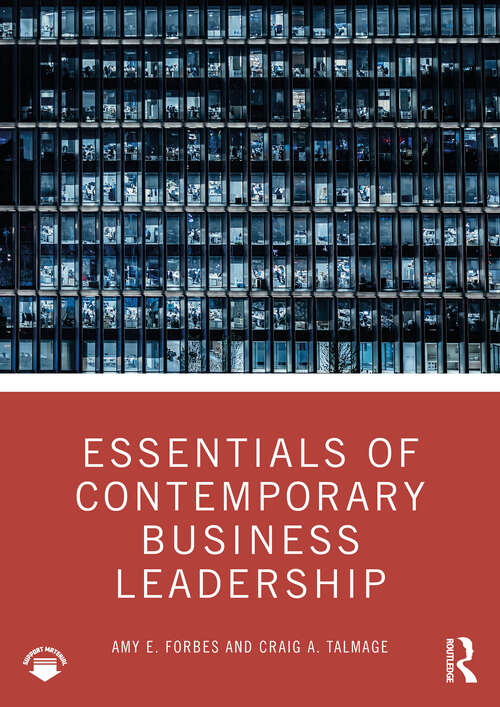Book cover of Essentials of Contemporary Business Leadership (1)