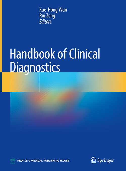 Book cover of Handbook of Clinical Diagnostics (1st ed. 2020)