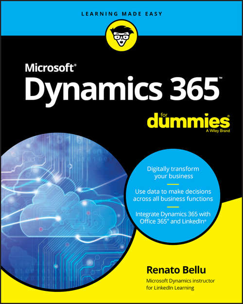 Book cover of Microsoft Dynamics 365 For Dummies