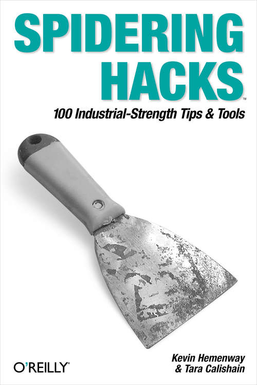 Book cover of Spidering Hacks
