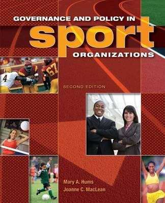 Book cover of Governance and Policy in Sport Organizations (2nd edition)