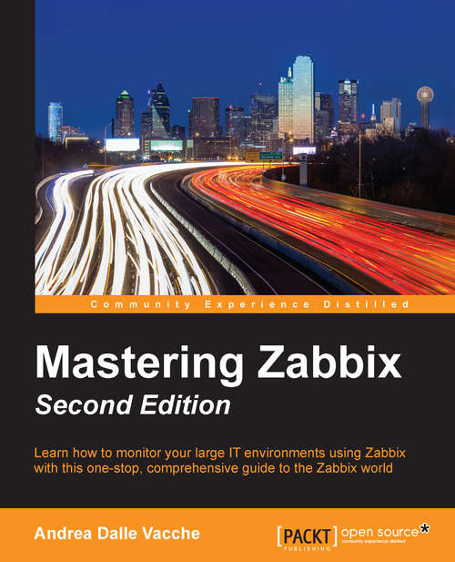 Book cover of Mastering Zabbix - Second Edition