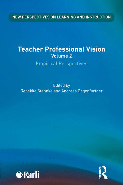 Book cover of Teacher Professional Vision: Empirical Perspectives (New Perspectives on Learning and Instruction)