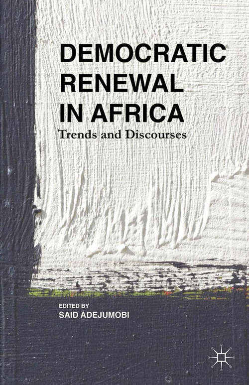Book cover of Democratic Renewal in Africa
