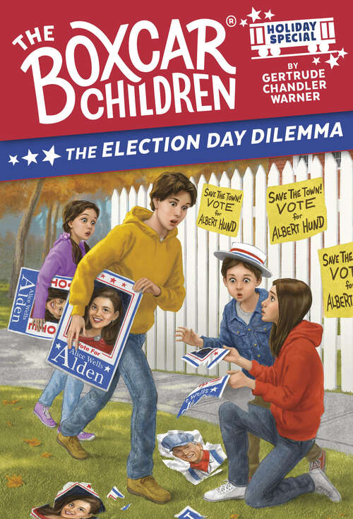 Book cover of The Election Day Dilemma (The Boxcar Children Mysteries #145)