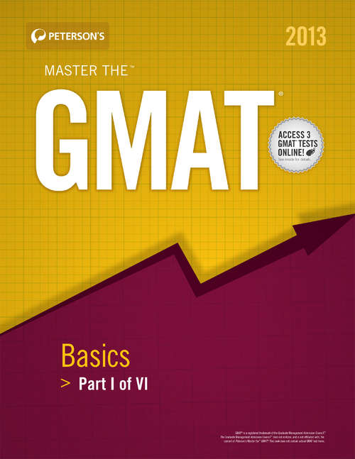 Book cover of Master the GMAT 2013: Basics: Part I of VI