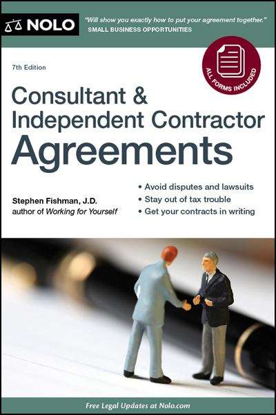 Book cover of Consultant & Independent Contractor Agreements