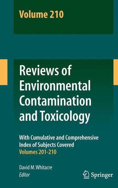 Book cover of Reviews of Environmental Contamination and Toxicology Volume 210