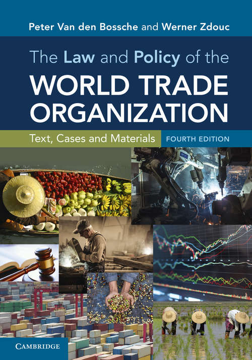 Book cover of The Law and Policy of the World Trade Organization