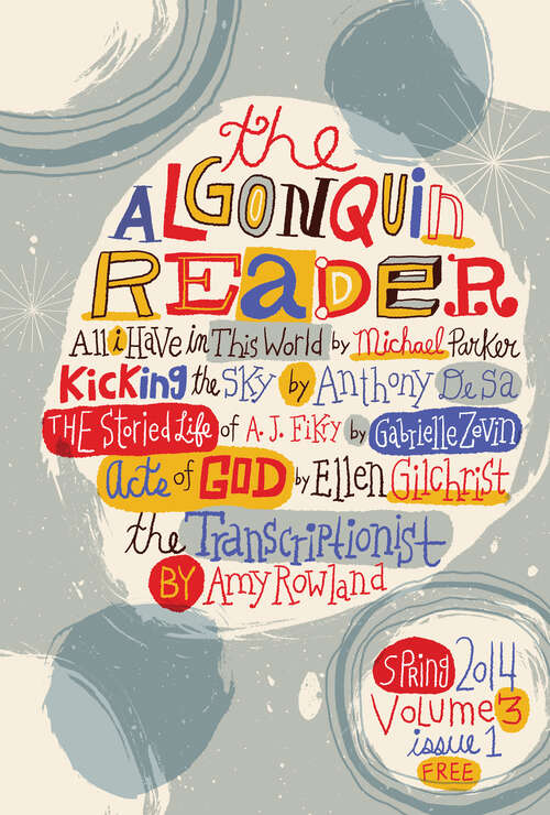 Book cover of The Algonquin Reader: Spring 2014