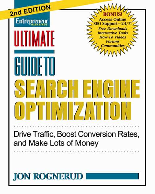 Book cover of Ultimate Guide to Search Engine Optimization