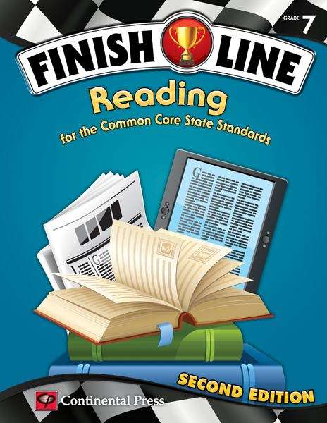 Book cover of Finish Line: Reading for the Common Core State Standards (Grade 7, 2nd Edition)