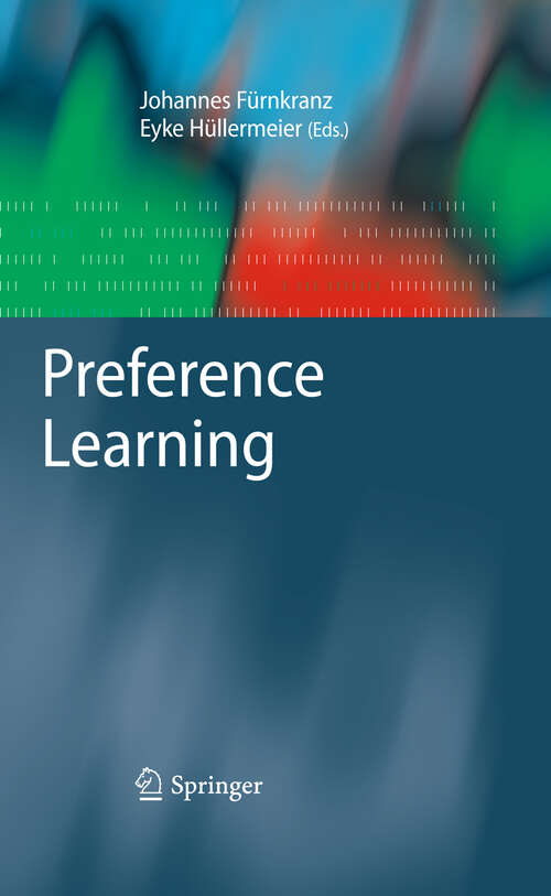 Book cover of Preference Learning