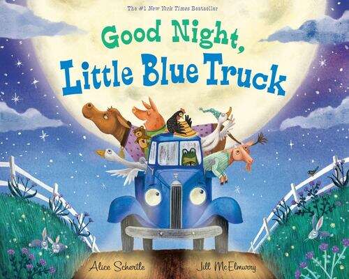 Book cover of Good Night Little Blue Truck (Little Blue Truck Ser.)