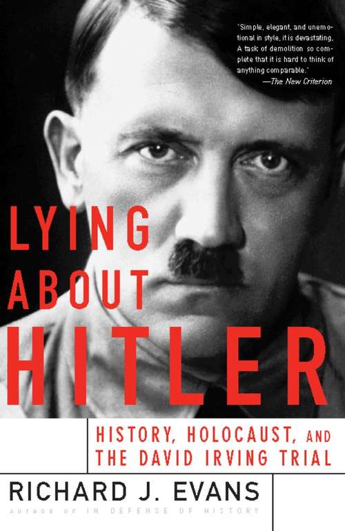 Book cover of Lying About Hitler